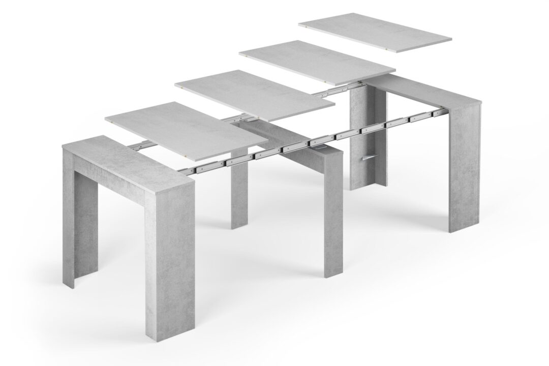 Mesa Convertible Vulcano Cemento - Imagen 5