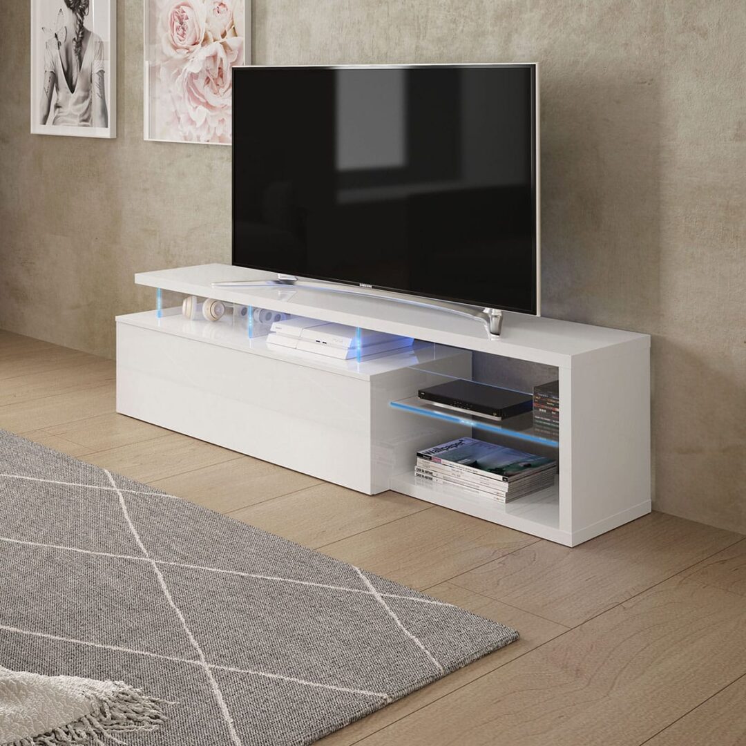 Mueble Bajo de Televisión Blue-Tech