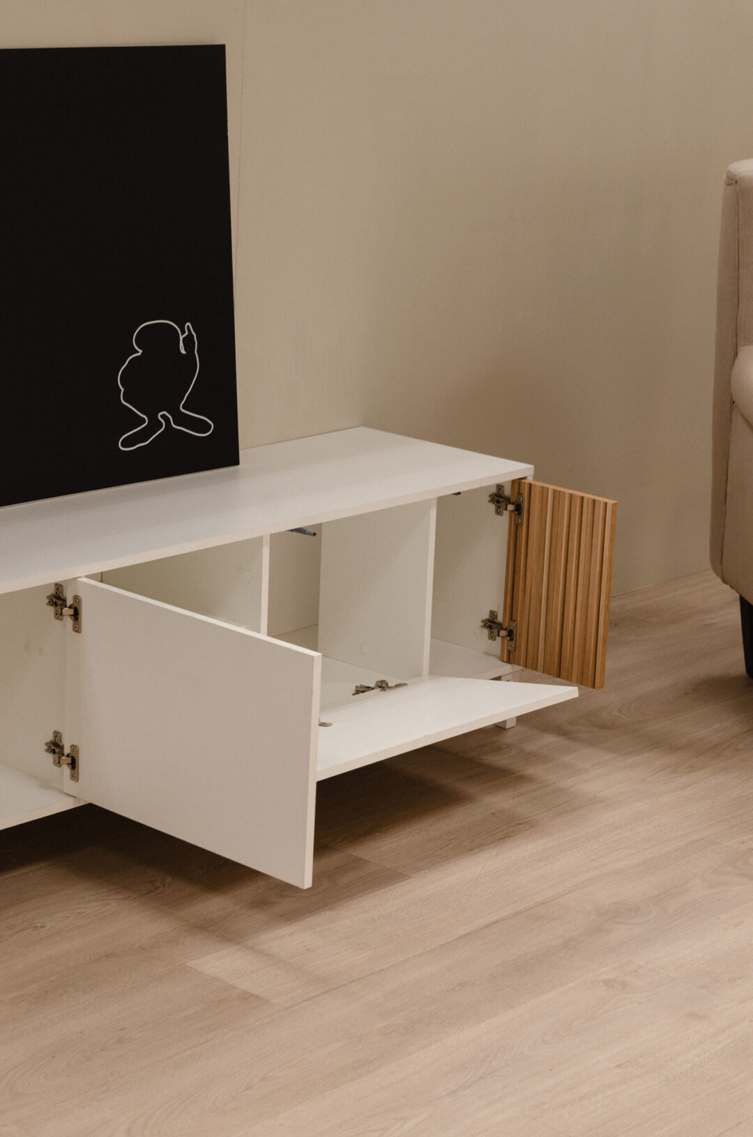 Conjunto de Salón Tempus Blanco Nature - Imagen 3