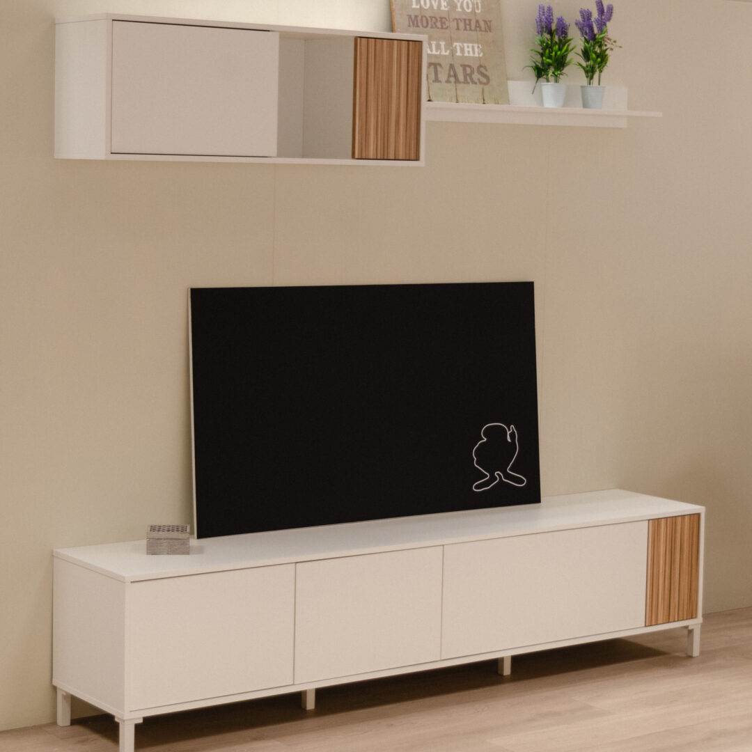 Conjunto de Salón Tempus Blanco Nature