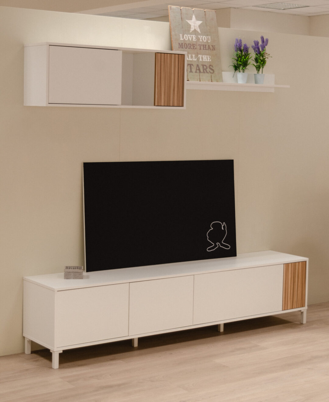 Conjunto de Salón Tempus Blanco Nature