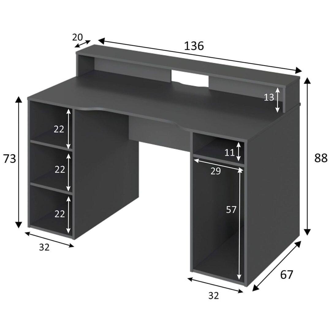 Mesa Escritorio Gamers - Ozone - Imagen 7