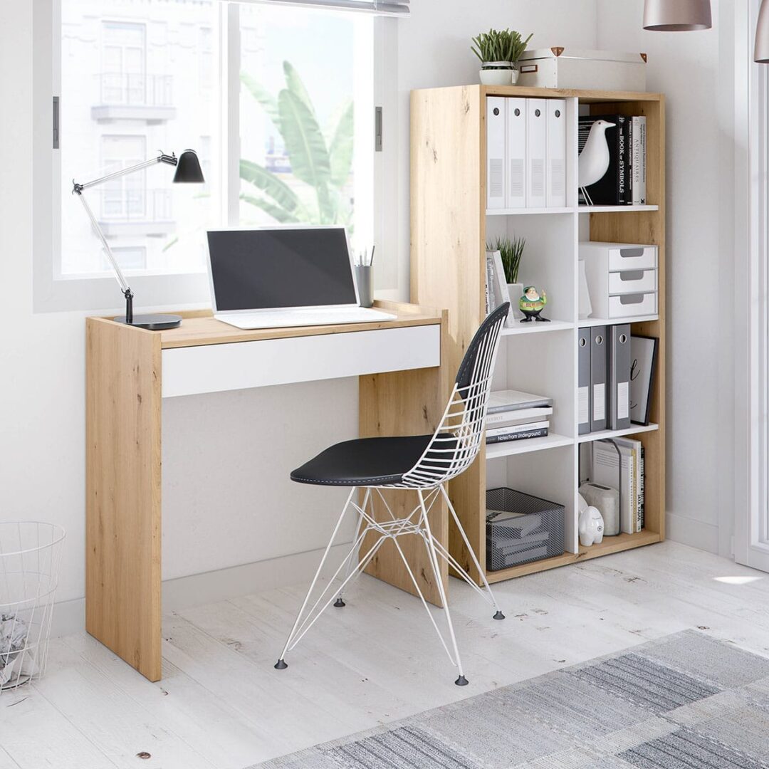 Estanteria Noa Roble Blanco - Imagen 8