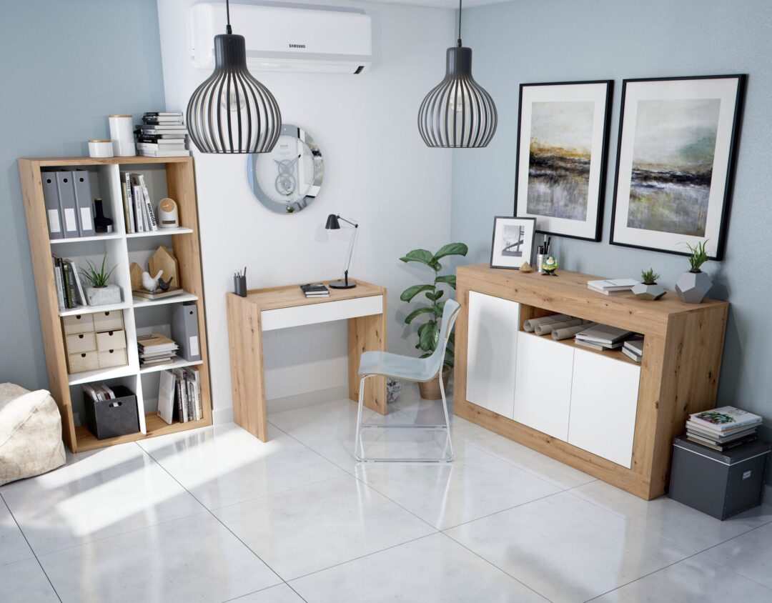 Estanteria Noa Roble Blanco - Imagen 14