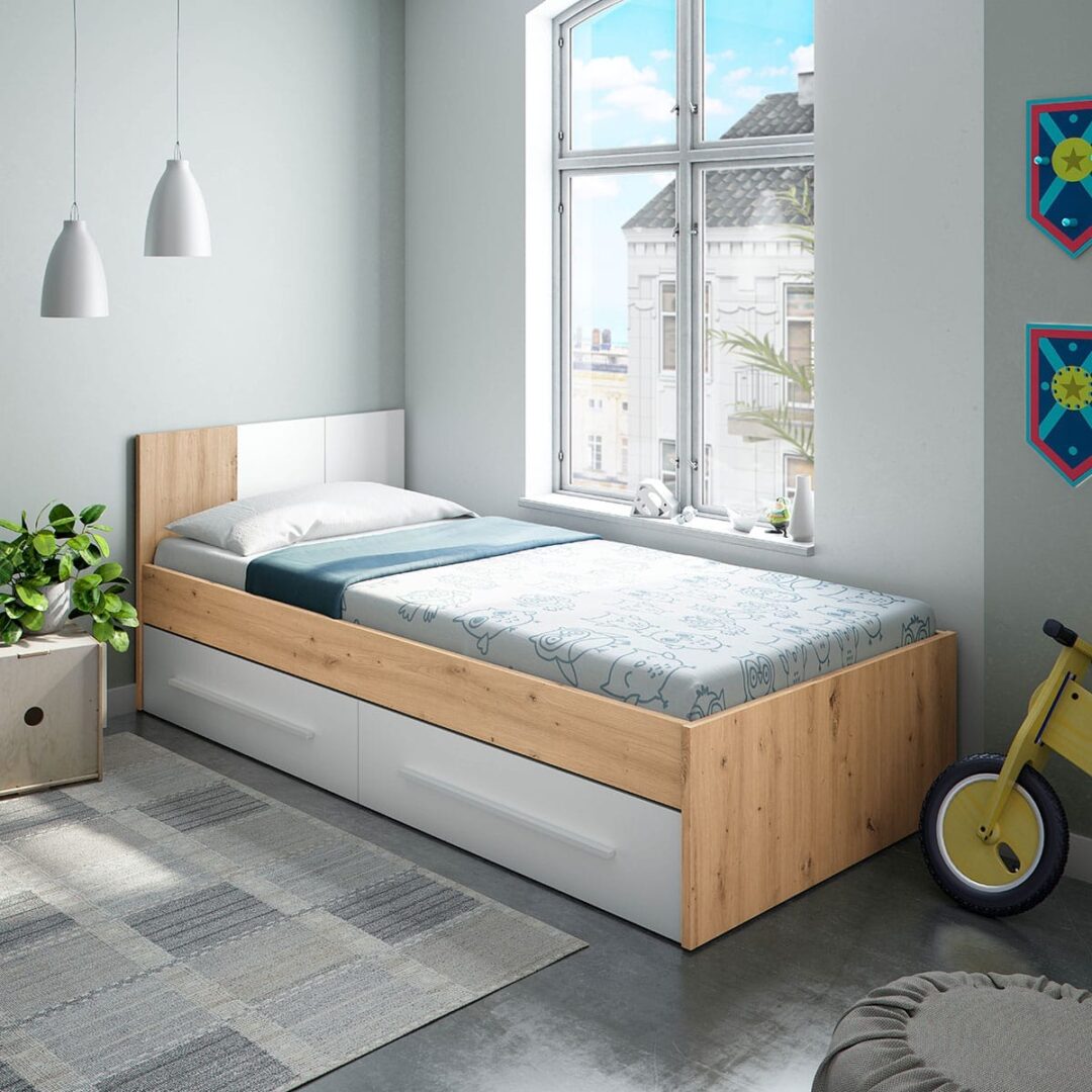 Cama Juvenil Noa Con Dos Cajones - Imagen 4