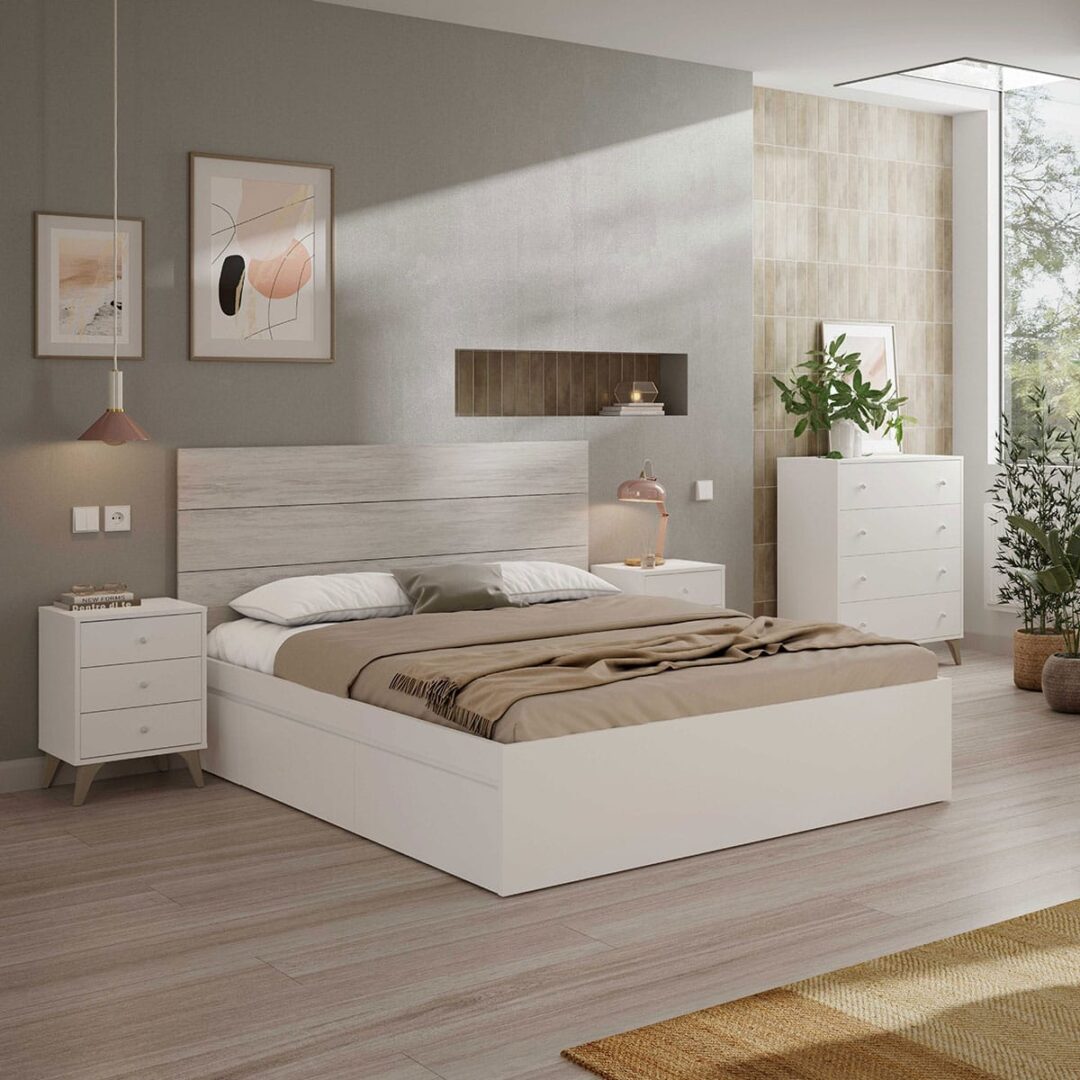 Cabecero Cama y 2 Mesitas Dreams - Imagen 2