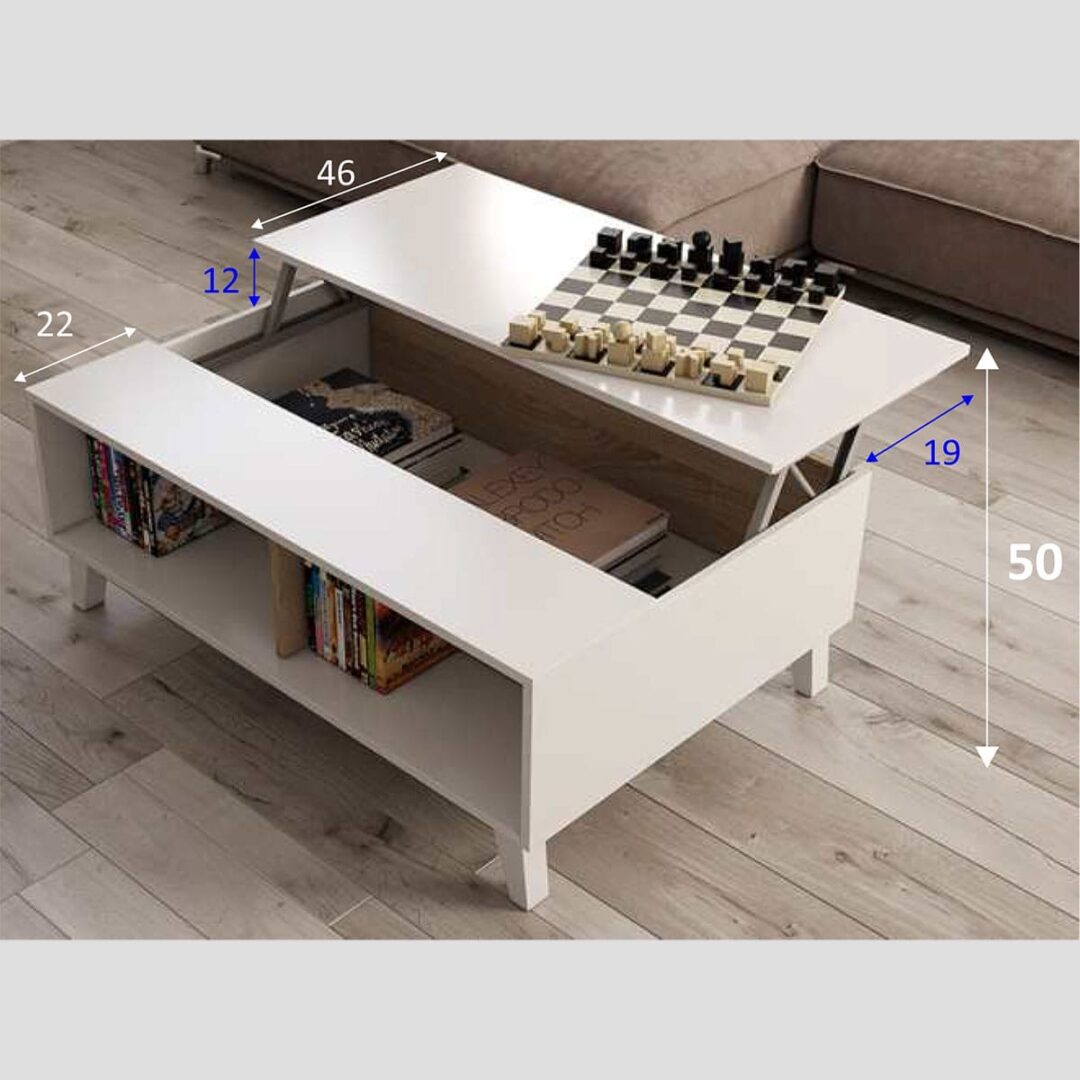 Mesa de Centro Elevable Zayken - Imagen 4