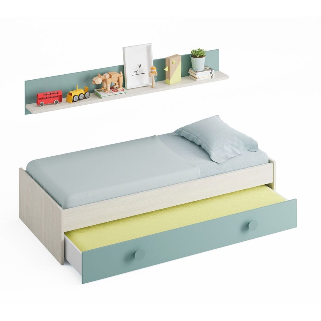 Cama Nido Nuba Verde Aqua - Imagen 3
