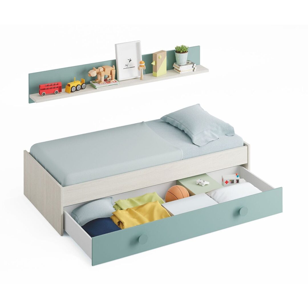Cama Nido Nuba Verde Aqua - Imagen 4