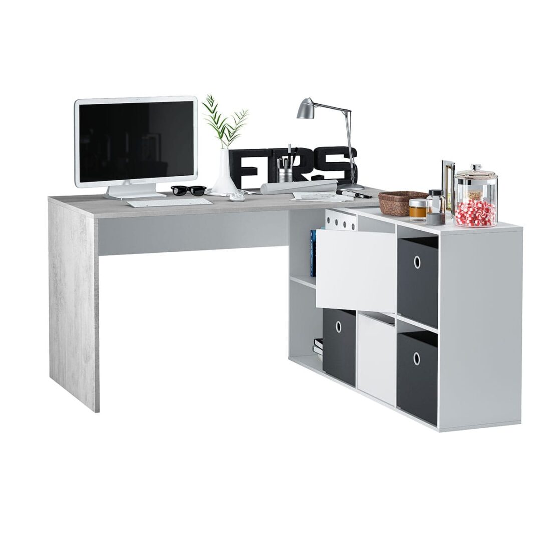 Escritorio Adapta Plus Blanco Cemento - Imagen 2