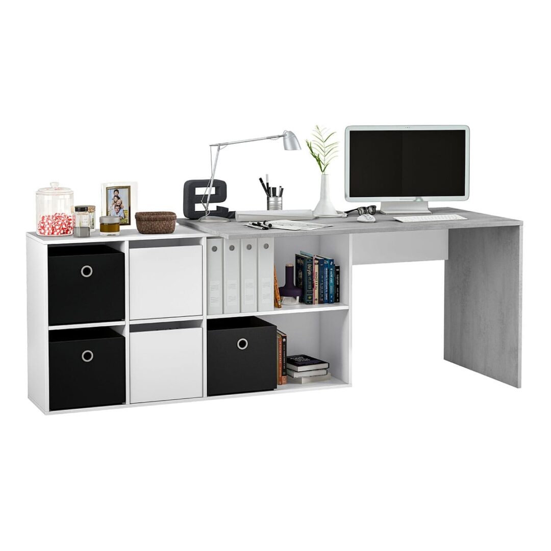 Escritorio Adapta Plus Blanco Cemento - Imagen 5