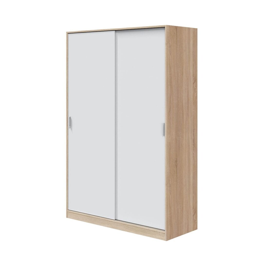 Armario Juvenil Top Puertas Correderas Blanco Roble - Imagen 3