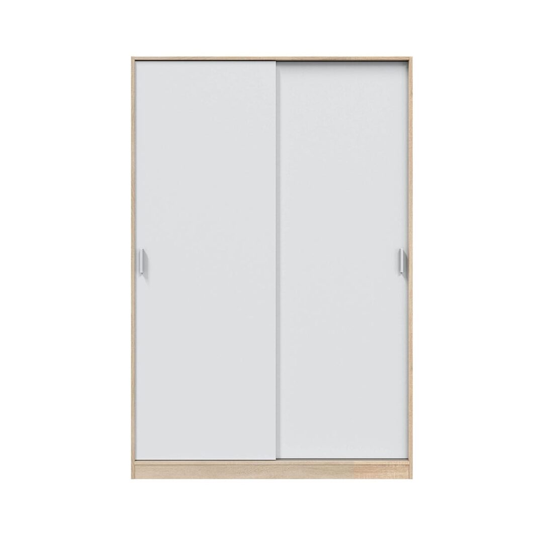 Armario Juvenil Top Puertas Correderas Blanco Roble - Imagen 4