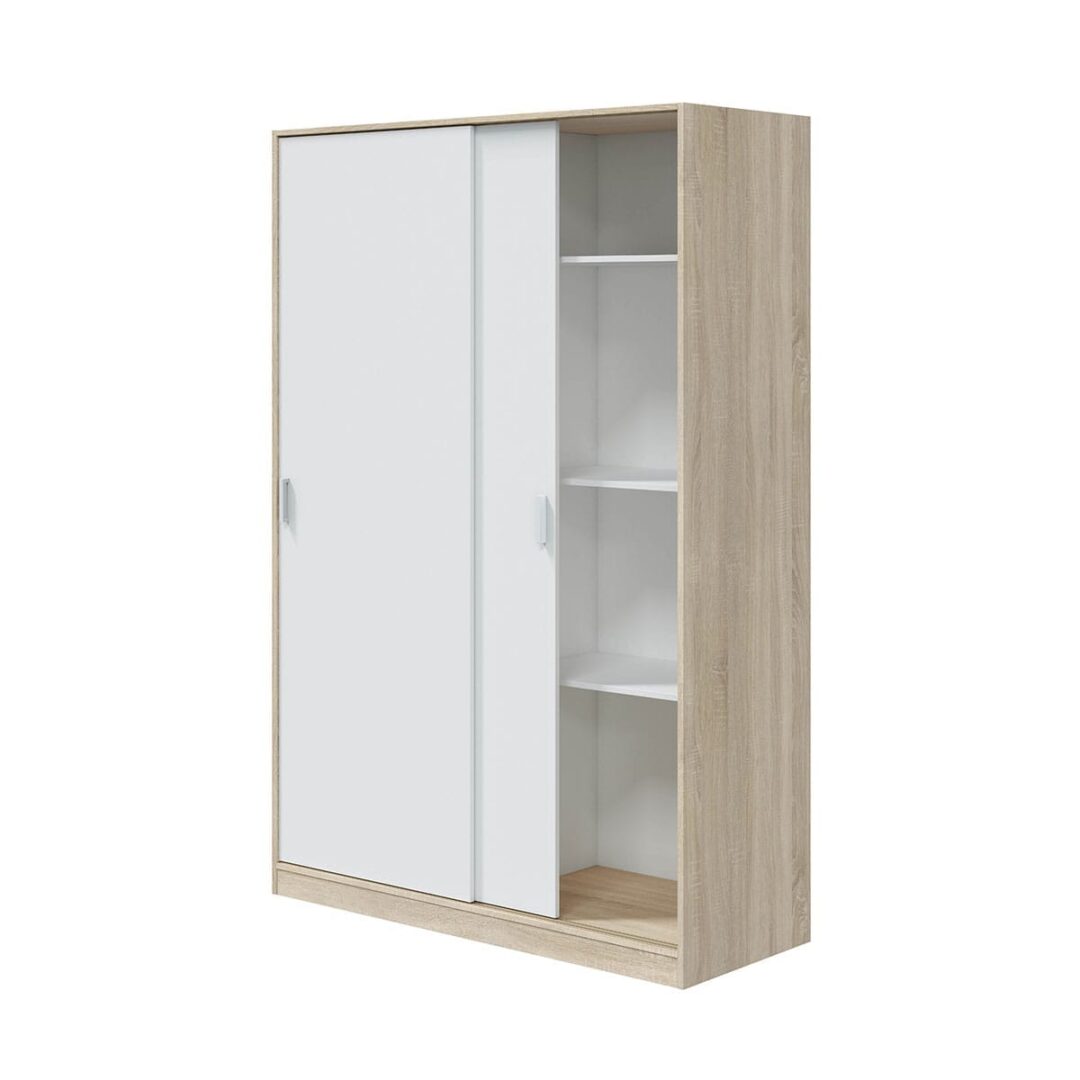 Armario Juvenil Top Puertas Correderas Blanco Roble - Imagen 7