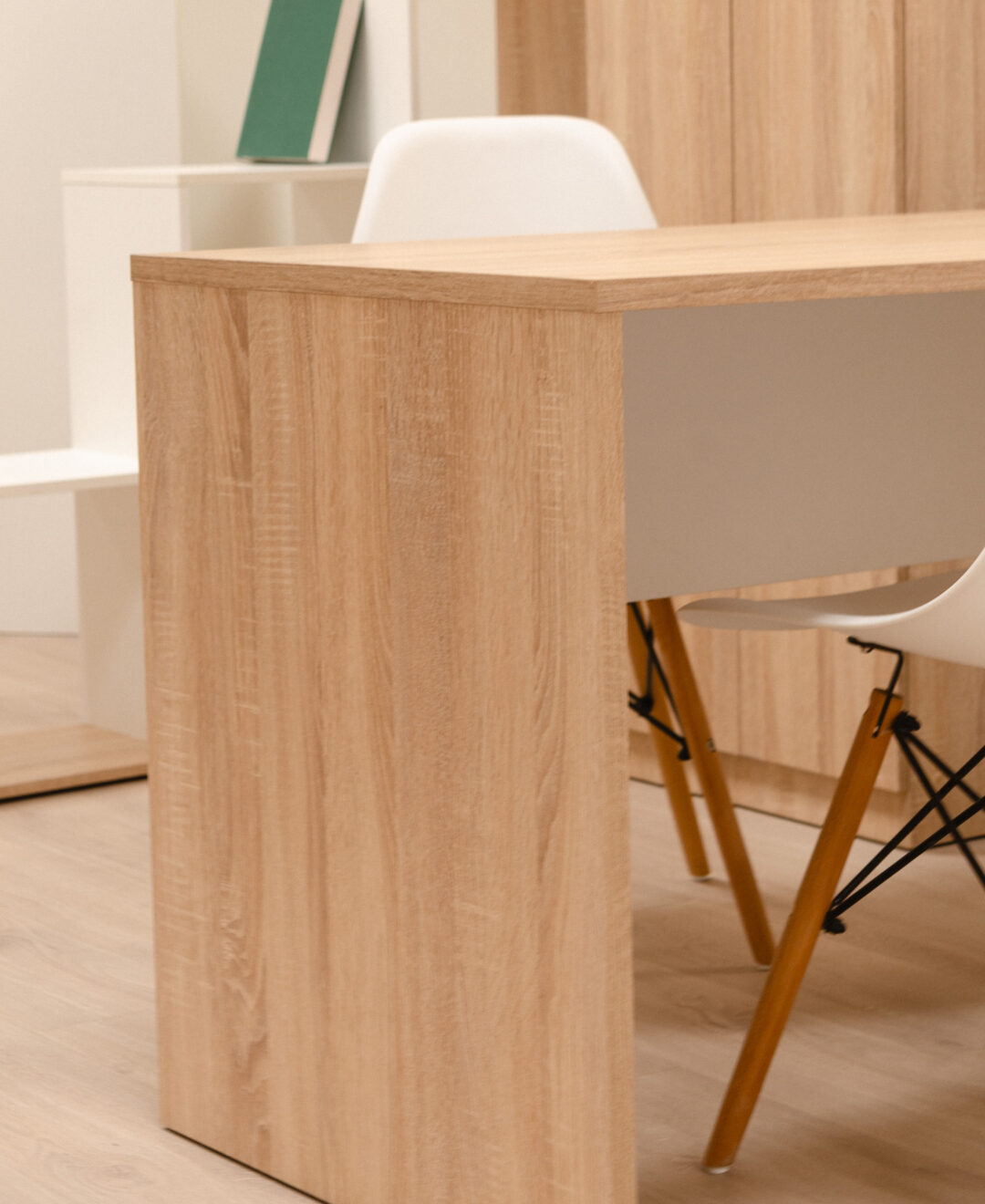 Escritorio Office Blanco Roble - Imagen 4