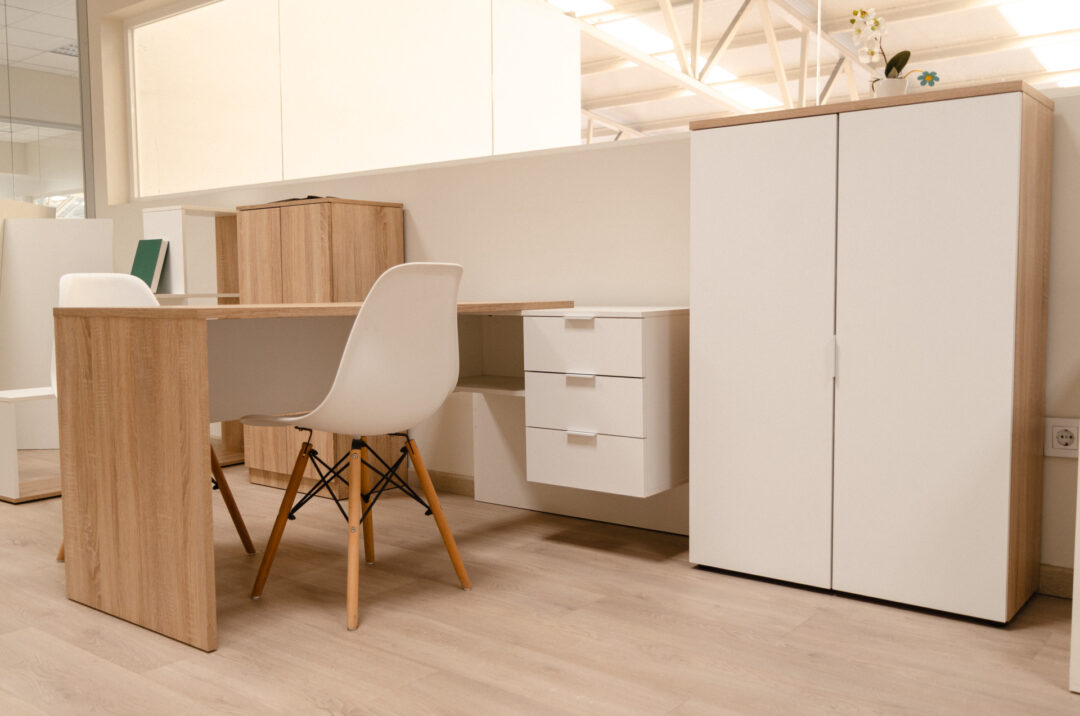 Escritorio Office Blanco Roble - Imagen 2