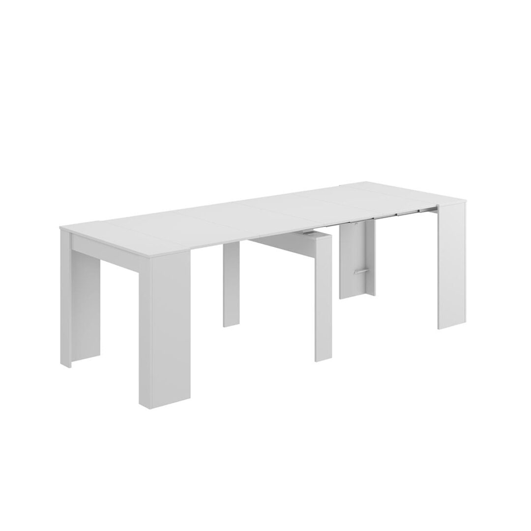 Mesa Convertible Vulcano Blanca