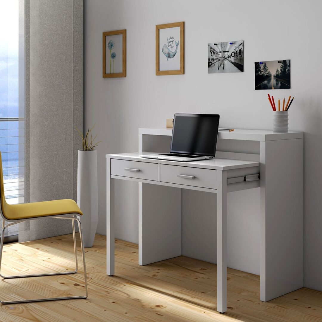 Escritorio Plegable Blanco - Imagen 6