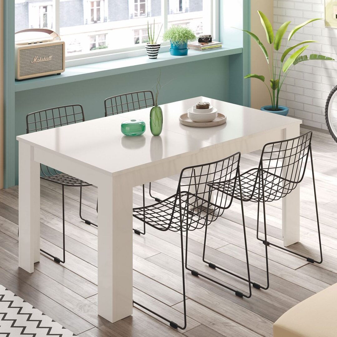 Mesa Extensible Kendra Blanca - Imagen 2