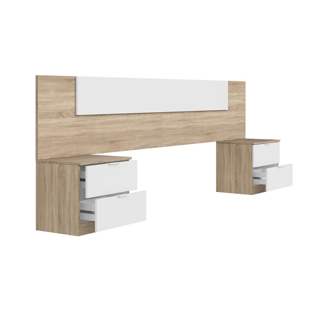 Cabecero Cama y 2 Mesitas Rayne - Imagen 3