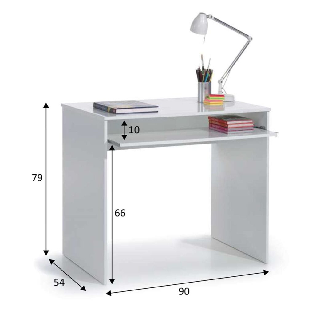 Mesa Escritorio Study Blanca - Imagen 4