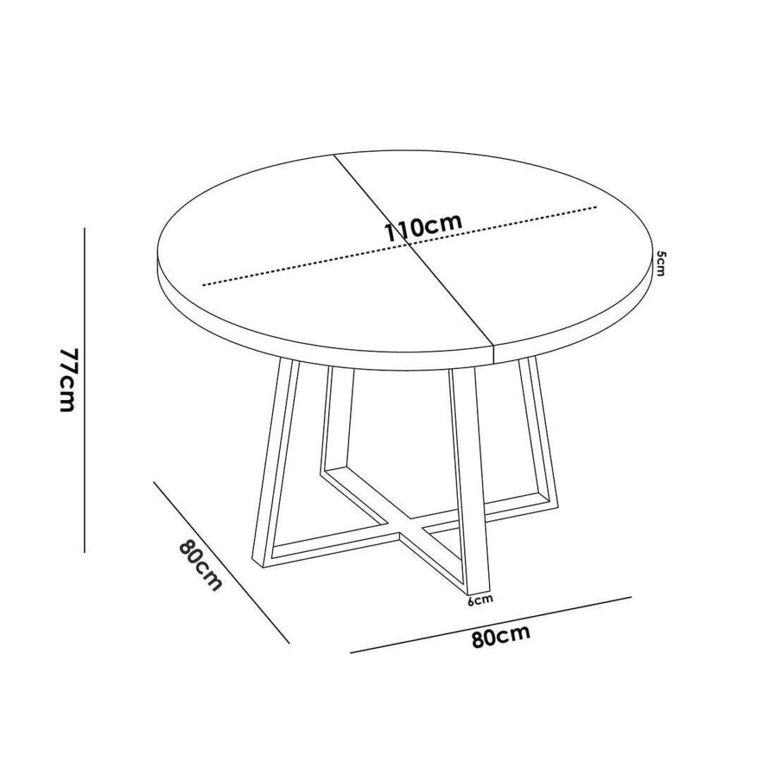 Mesa de comedor Duna Extensible - Imagen 6