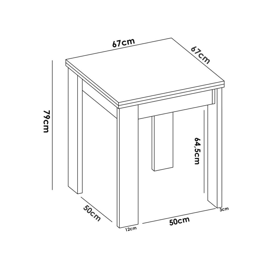 Mesa Desplegable Bok Natural - Imagen 6