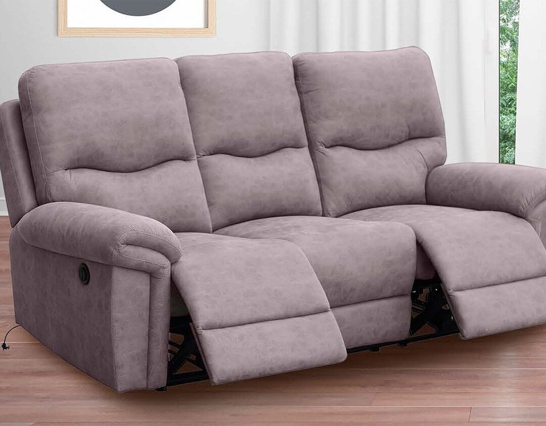 Sofá Relax 3 Pz América Cemento