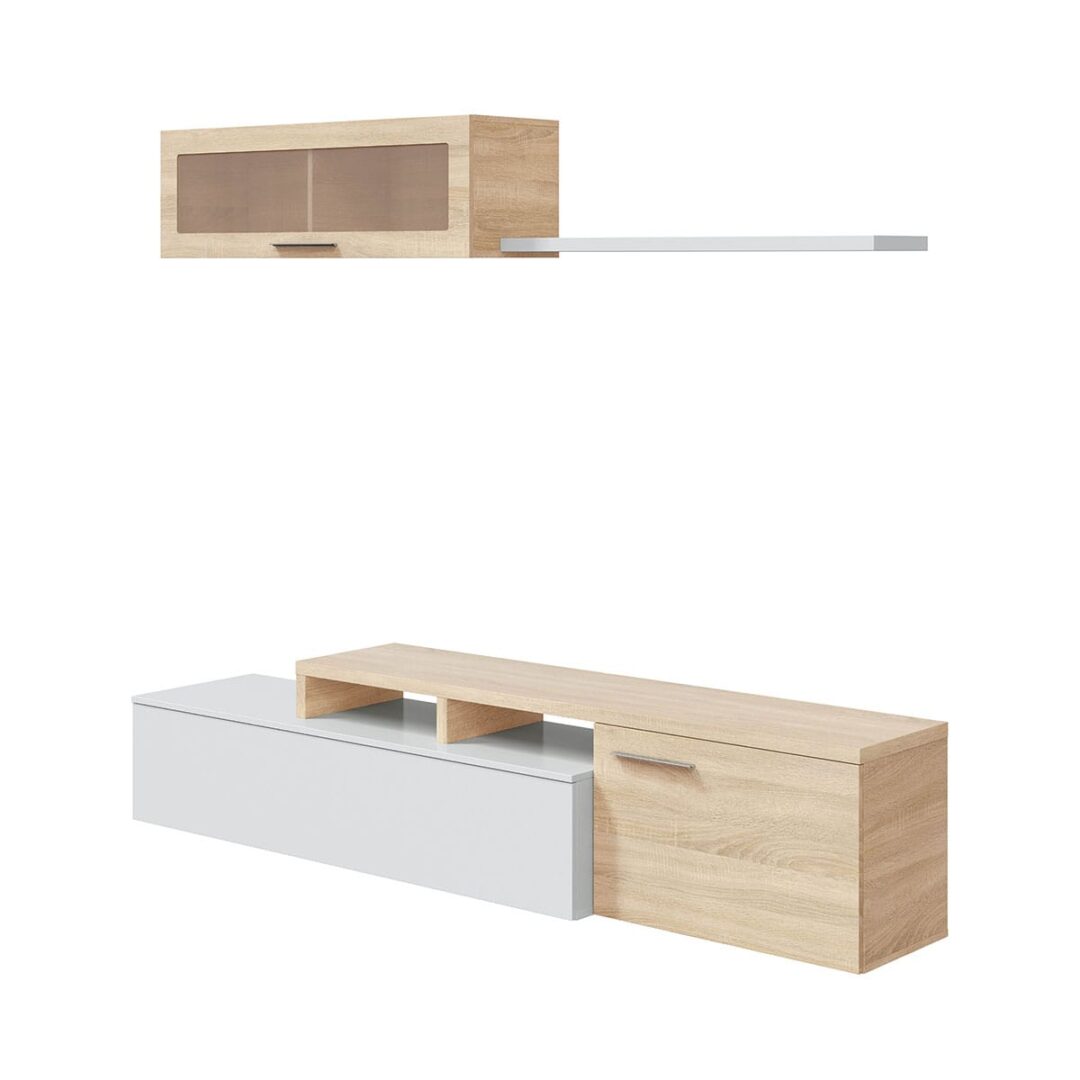 Salón Flex Tv Roble Blanco - Imagen 10