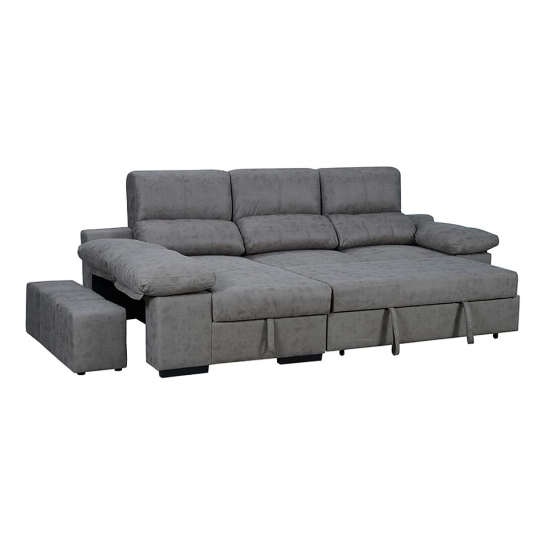 Sofá Chaise Longue convertible a Cama y Arcón - Huesca - Imagen 9