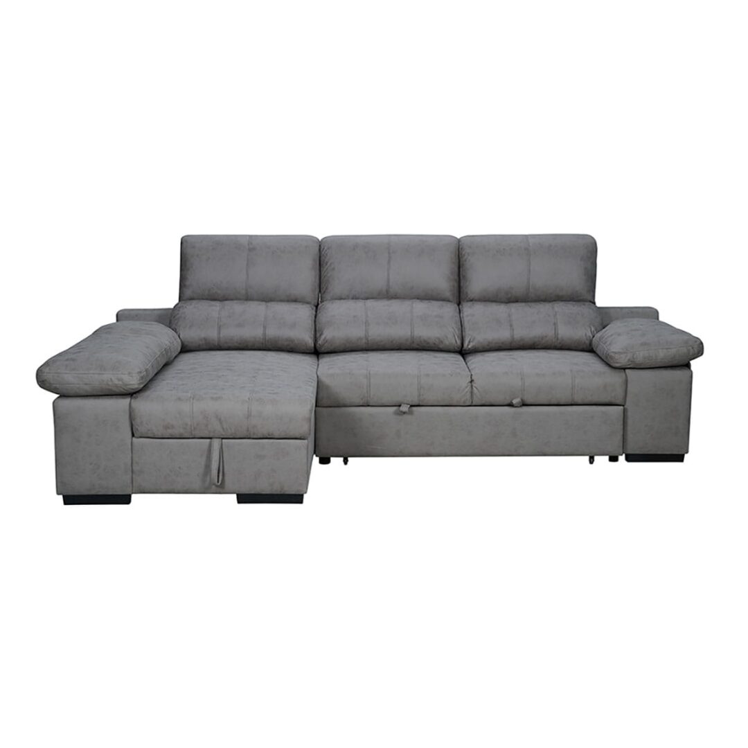 Sofá Chaise Longue convertible a Cama y Arcón - Huesca - Imagen 8