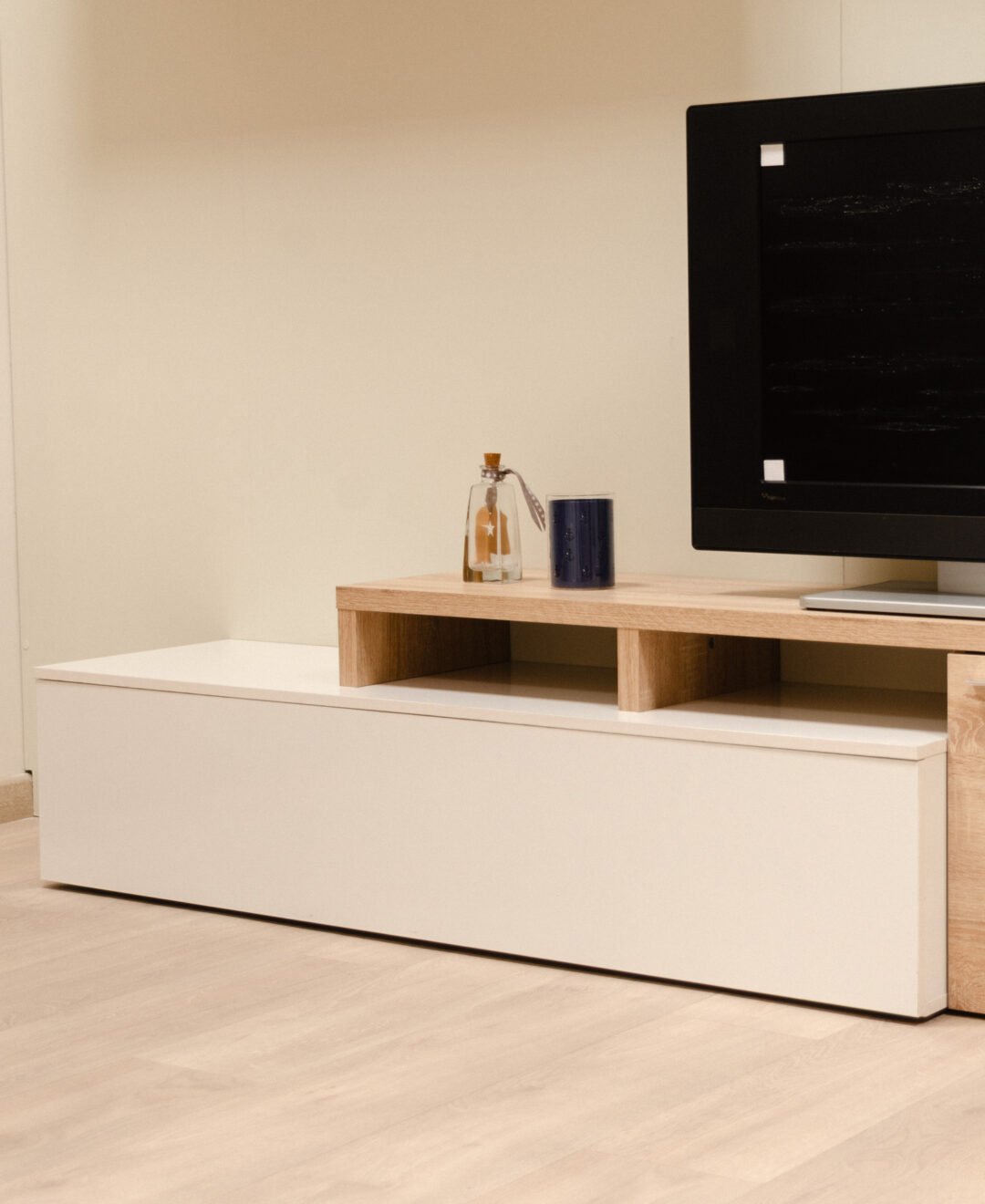 Salón Flex Tv Roble Blanco - Imagen 6