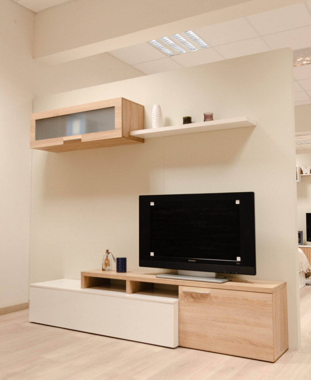 Salón Flex Tv Roble Blanco - Imagen 8