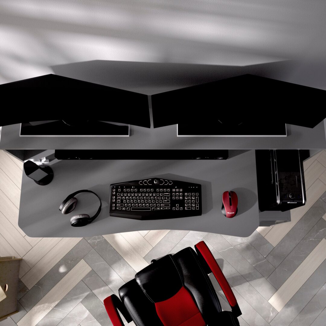 Mesa Escritorio Gaming Grafito - Fosk - Imagen 4