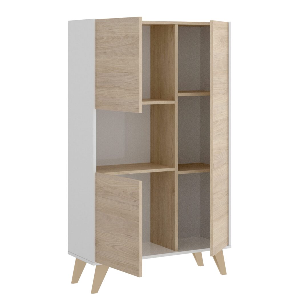 Pack Ness 1 - Aparador alto y Mueble Bajo de Televisión - Imagen 11