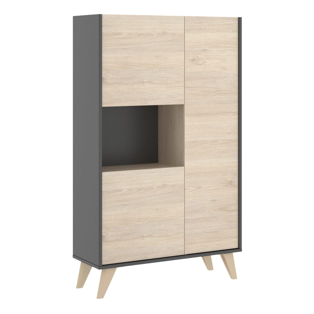 Pack Ness 1 - Aparador alto y Mueble Bajo de Televisión - Imagen 14