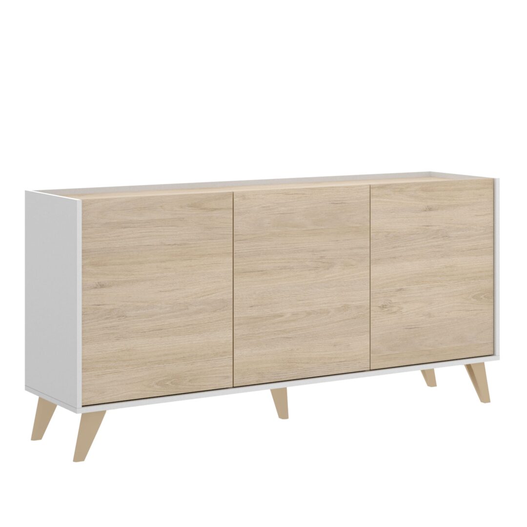 Pack Ness 2 - Mueble Bajo de Televisión, Mesa de Centro y Aparador - Imagen 3