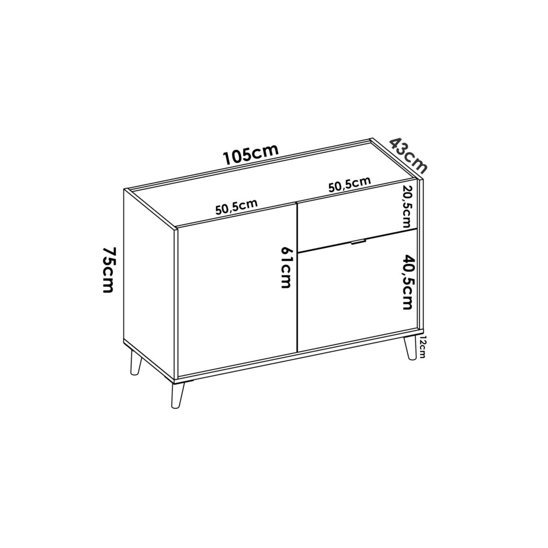 Mueble Aparador Slim - Nova - Imagen 8