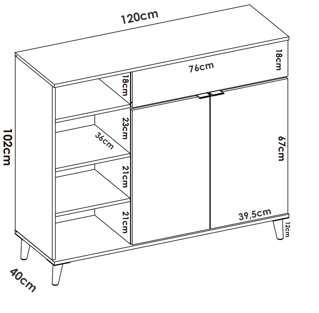 Mueble Auxiliar de Cocina - Wok 1 - Imagen 6