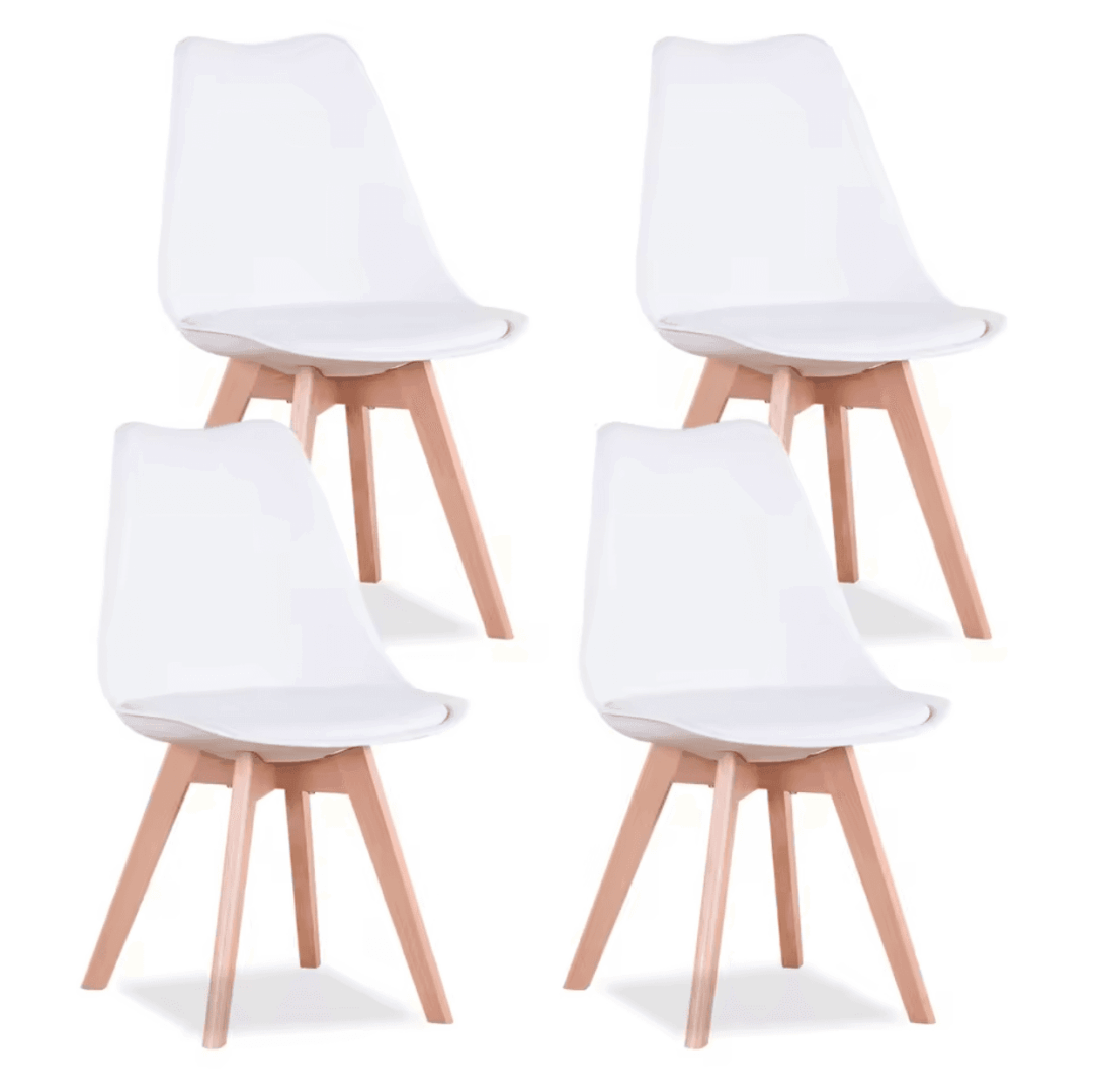Conjunto Mesa Dinamarca y 4 Sillas Fina Bloki - Imagen 3