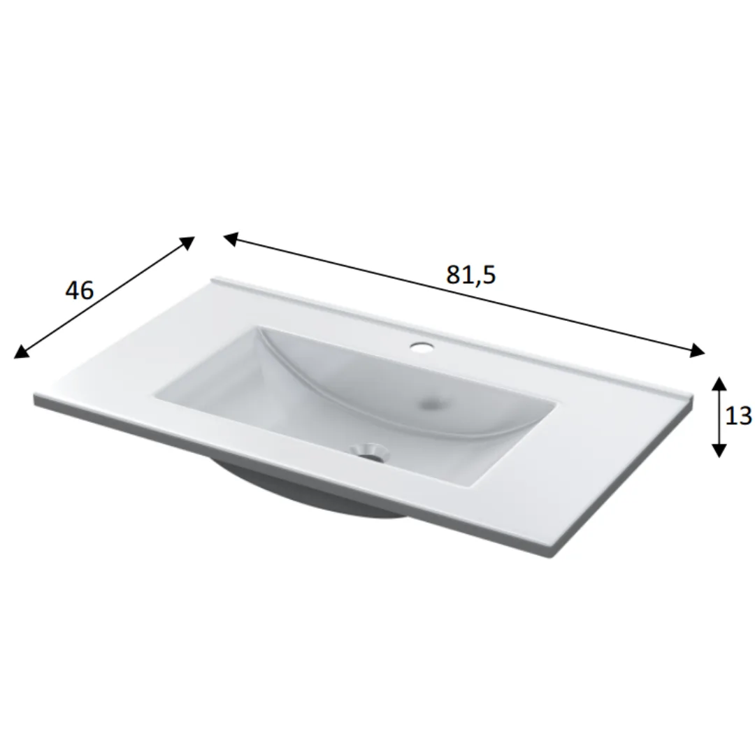 Lavabo de PMMA Blanco - Imagen 3