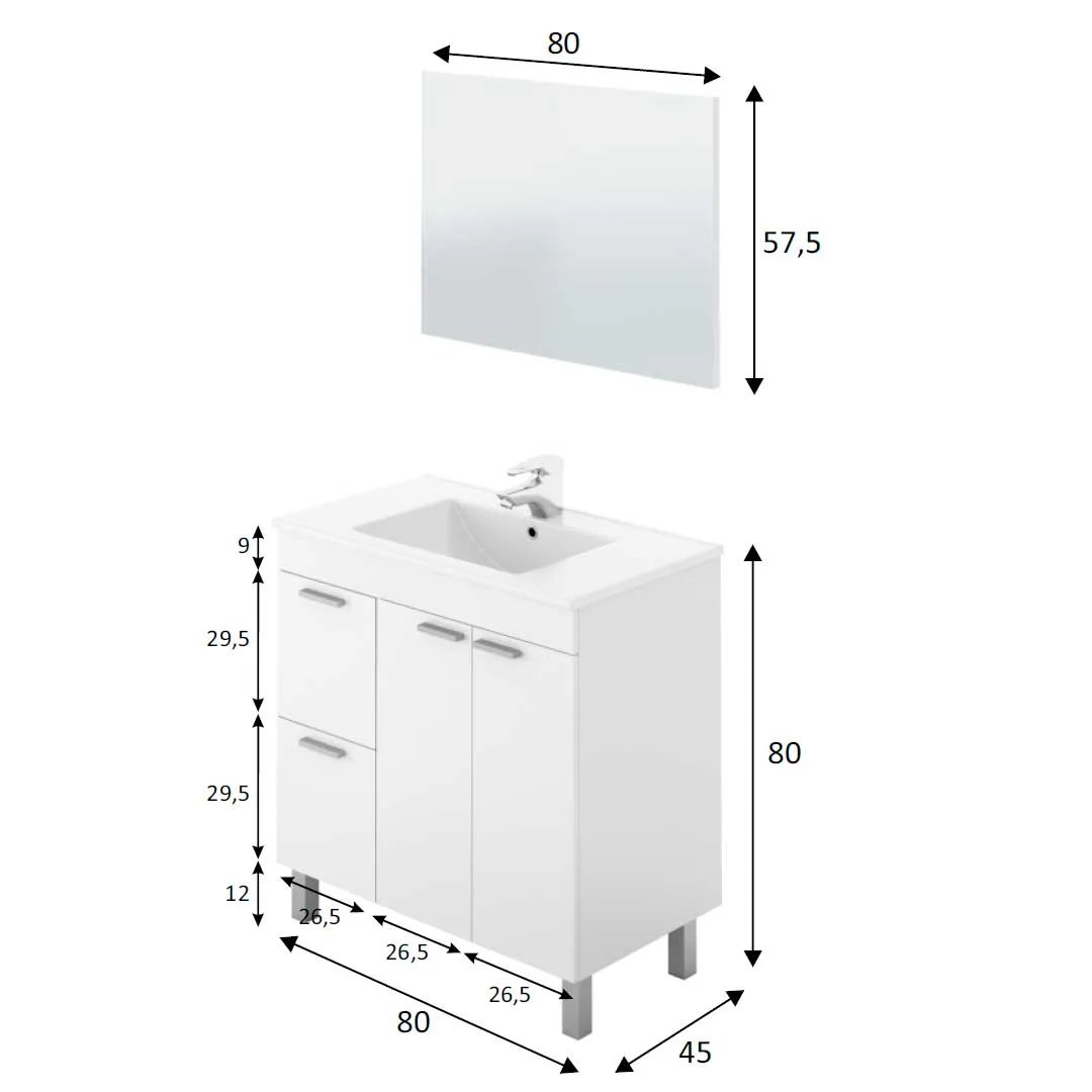 Mueble de lavabo Aktiva 2.0 - Imagen 6