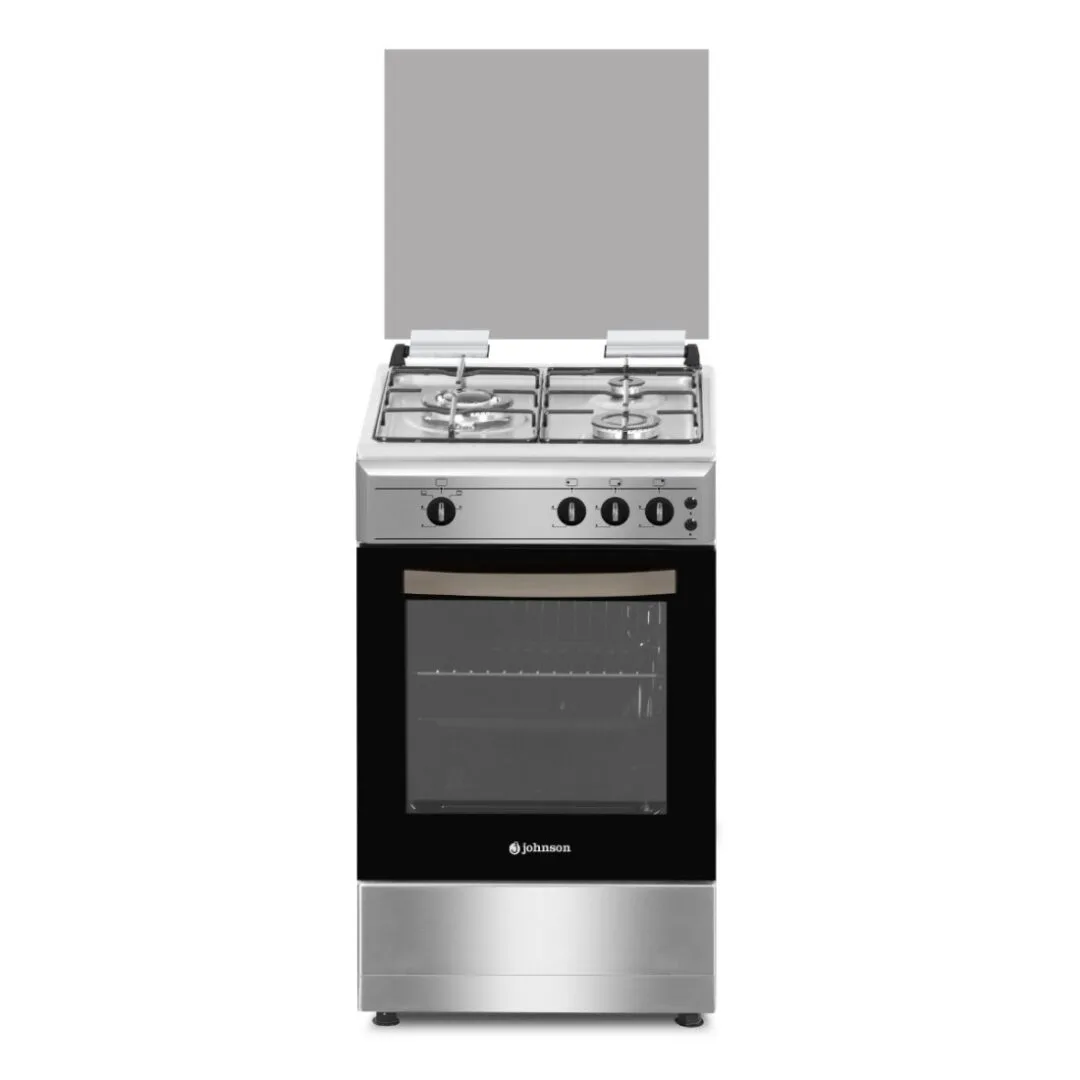 Cocina de Gas con Horno – 50 cm – Acero Inoxidable