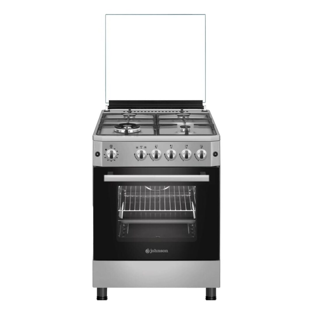 Cocina de Gas con Horno – Acero Inoxidable – 60 cm