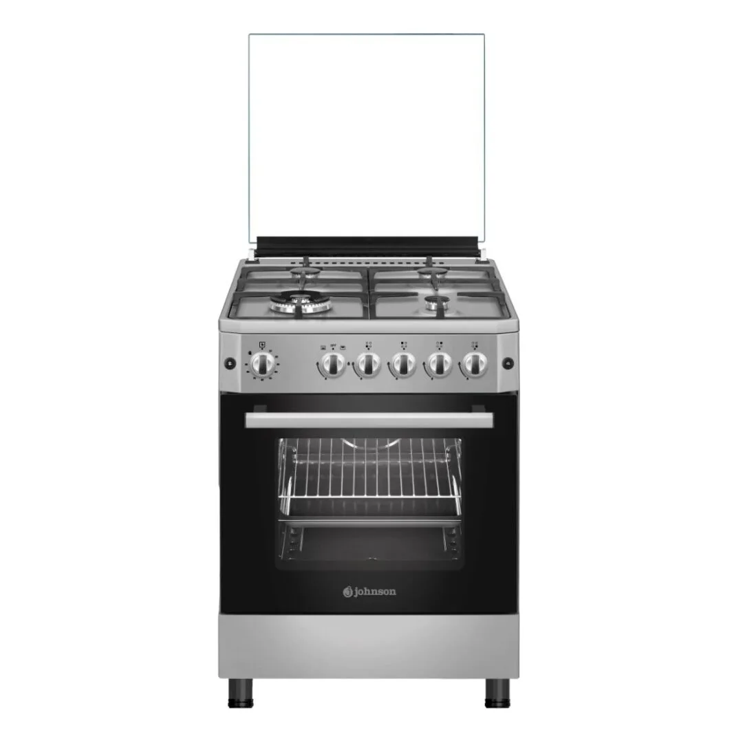 Cocina de Gas con Horno – Acero Inoxidable – 60 cm