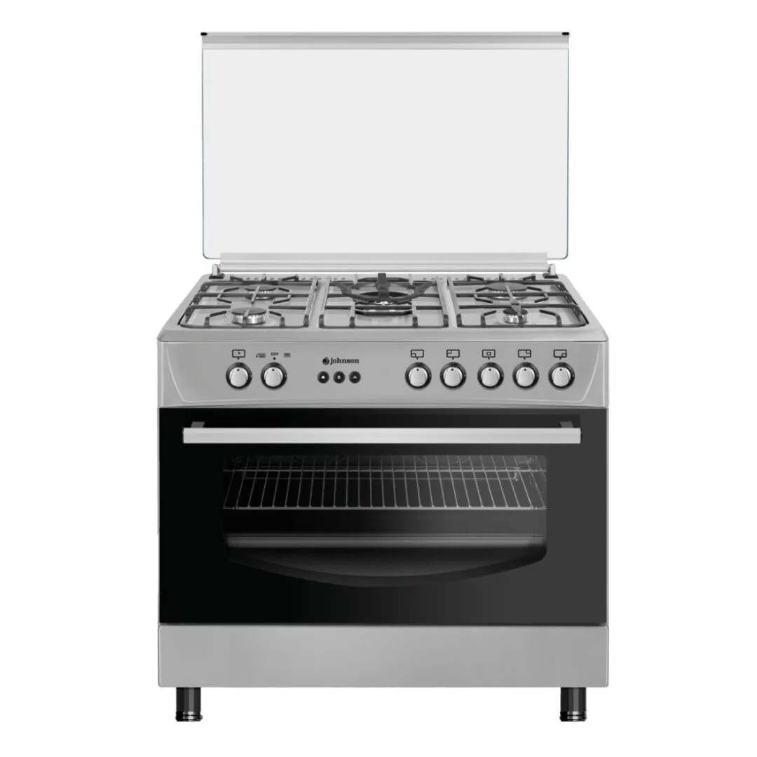 Cocina de Gas con Horno de 90 cm – Inoxidable