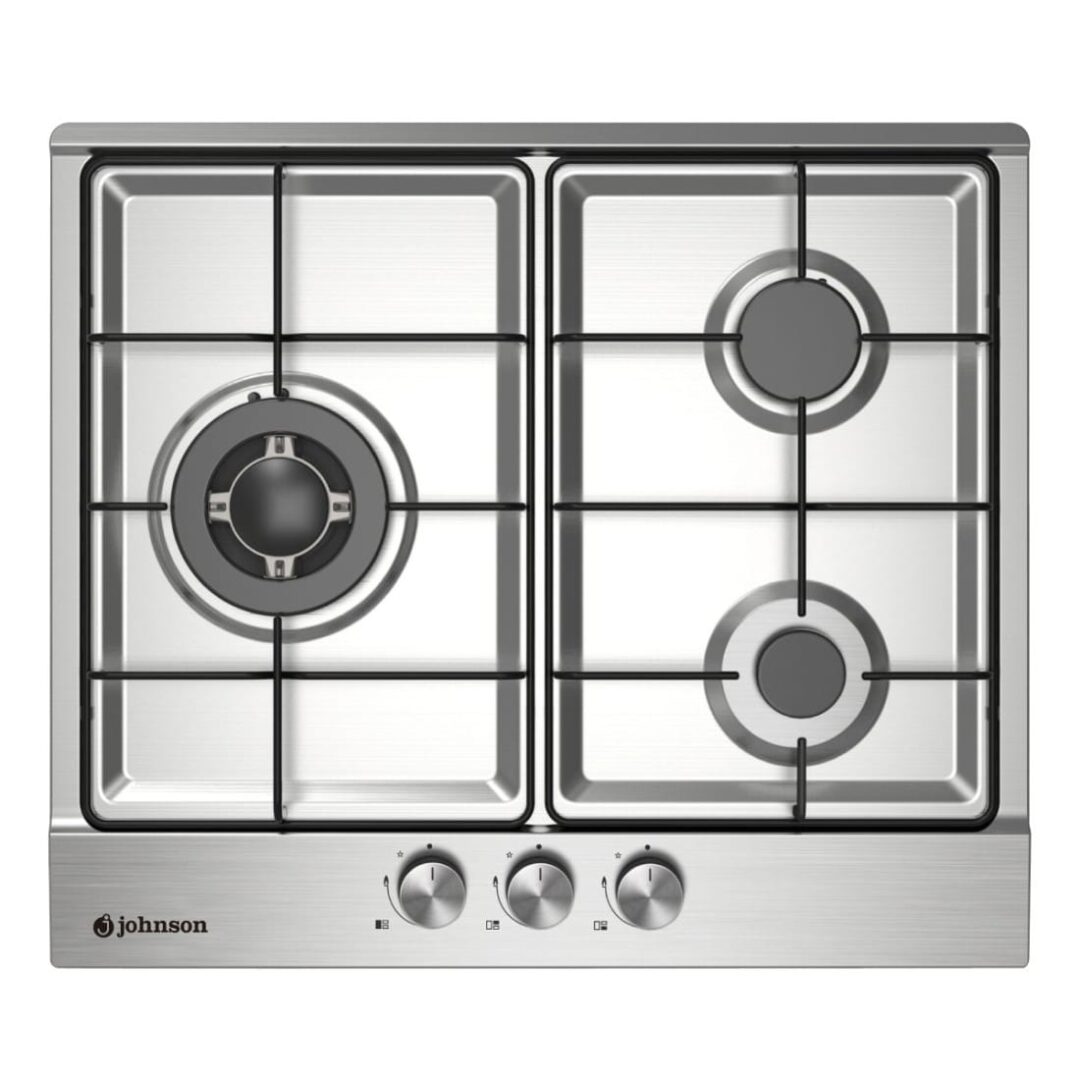 Encimera de gas 60 cm 3 fuegos Johnson