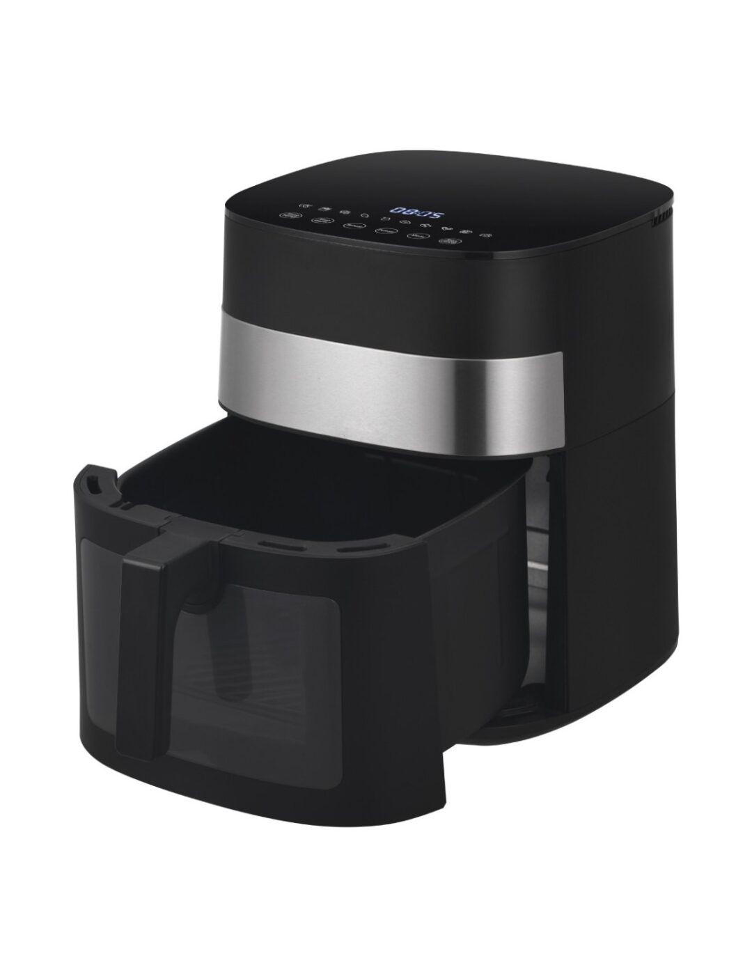 Freidora de aire Johnson 7L Negro e Inox – 1800W, con automenú y ventana de cocción - Imagen 2