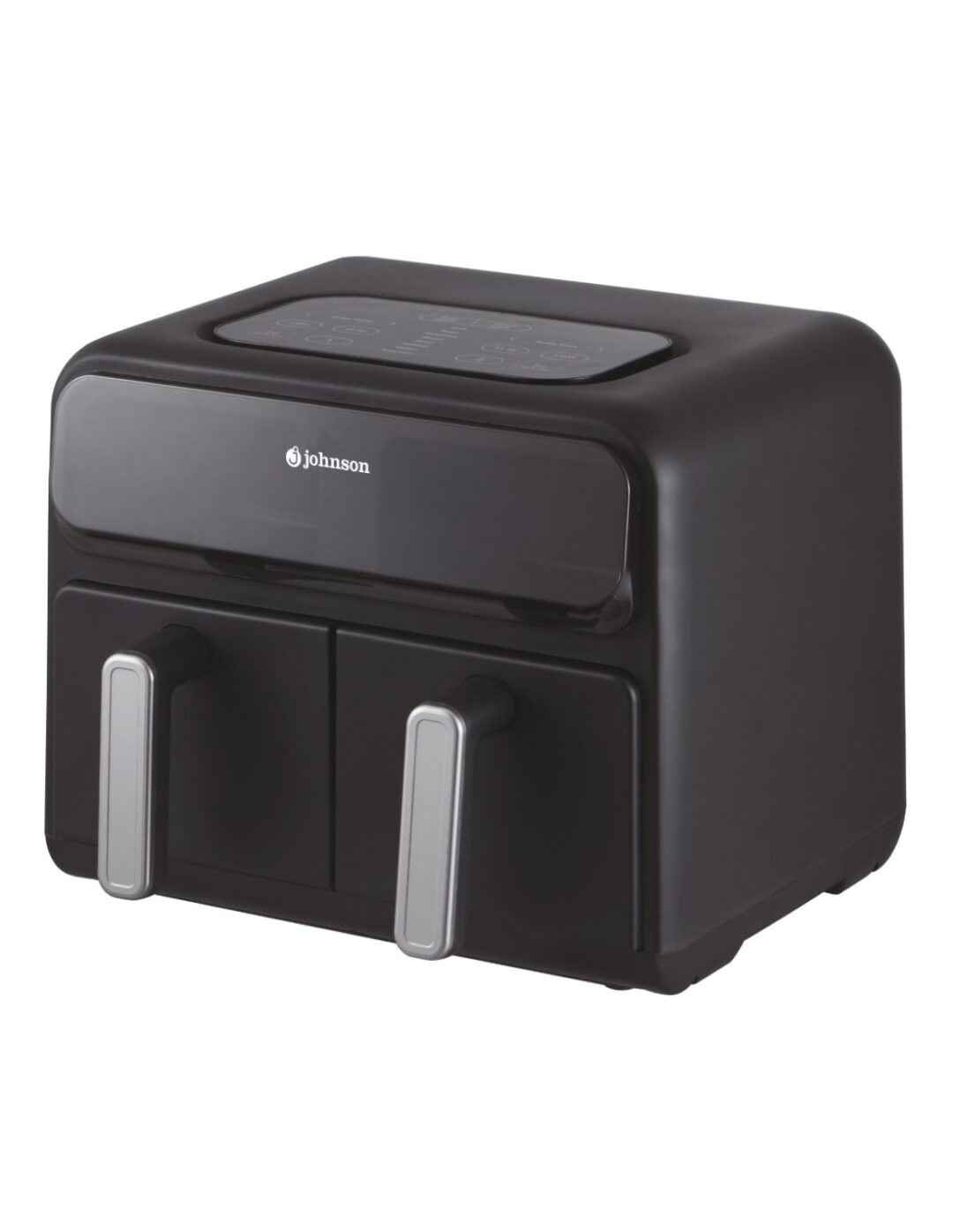 Freidora de aire Johnson 8L con doble cesto – 2400W, control táctil, 9 programas