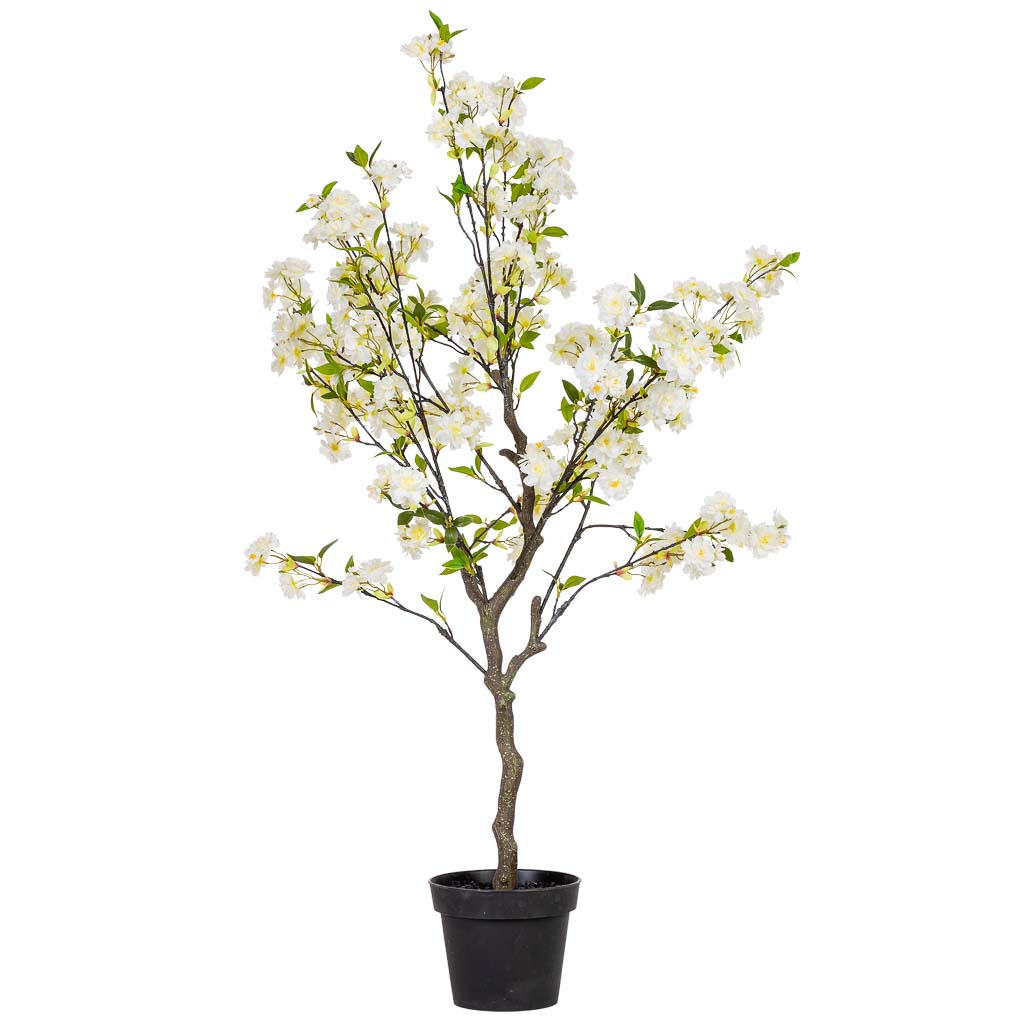 Planta cerezo artificial decorativa